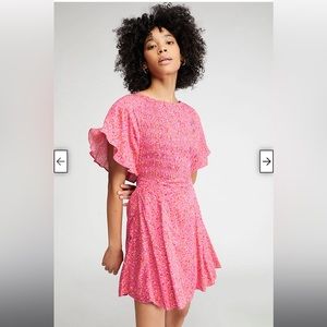 Free People Pink / Rose Mini Dress. Size Small. NWT.